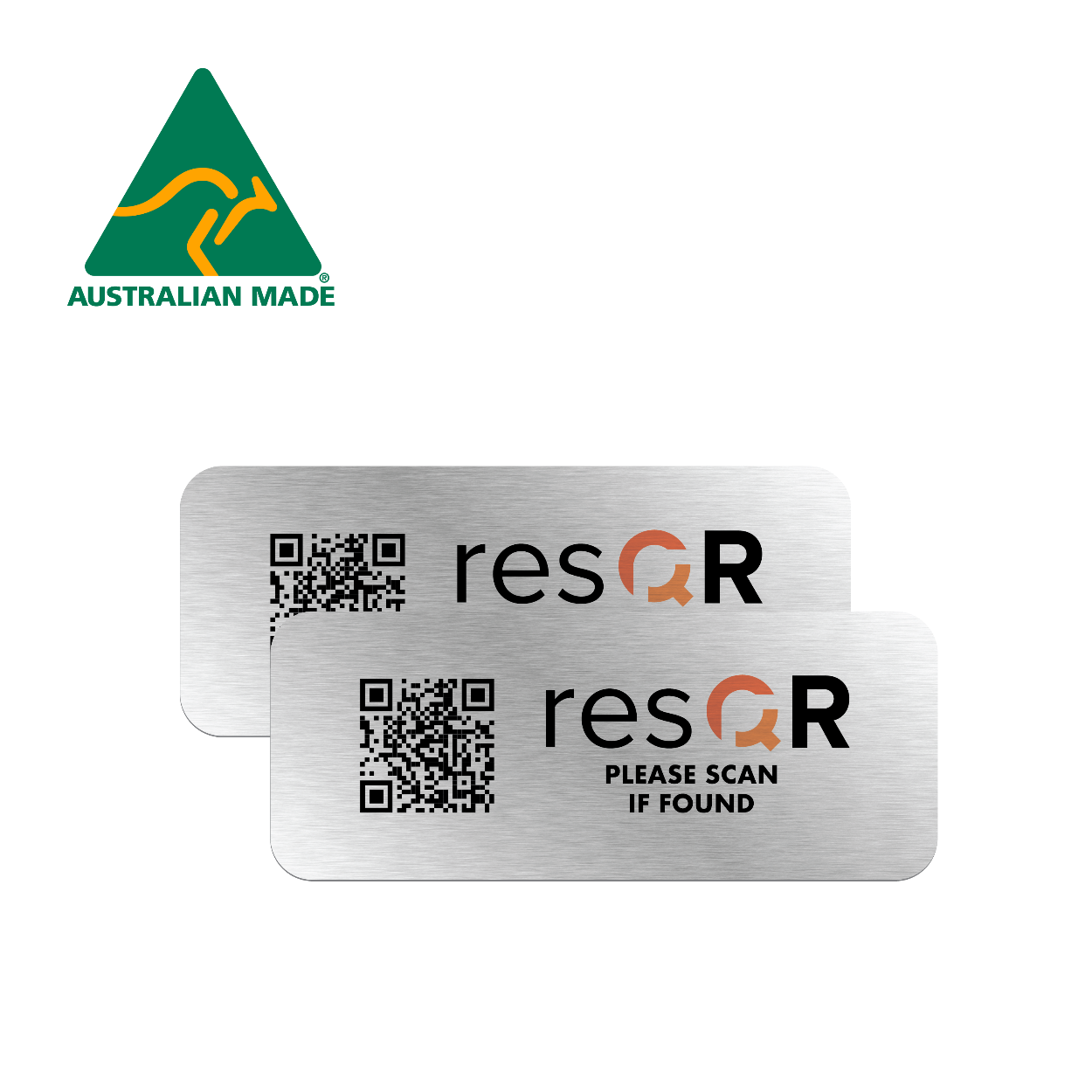 resQR Tag & Sticker Mini Pack - Protect 10 Valuables
