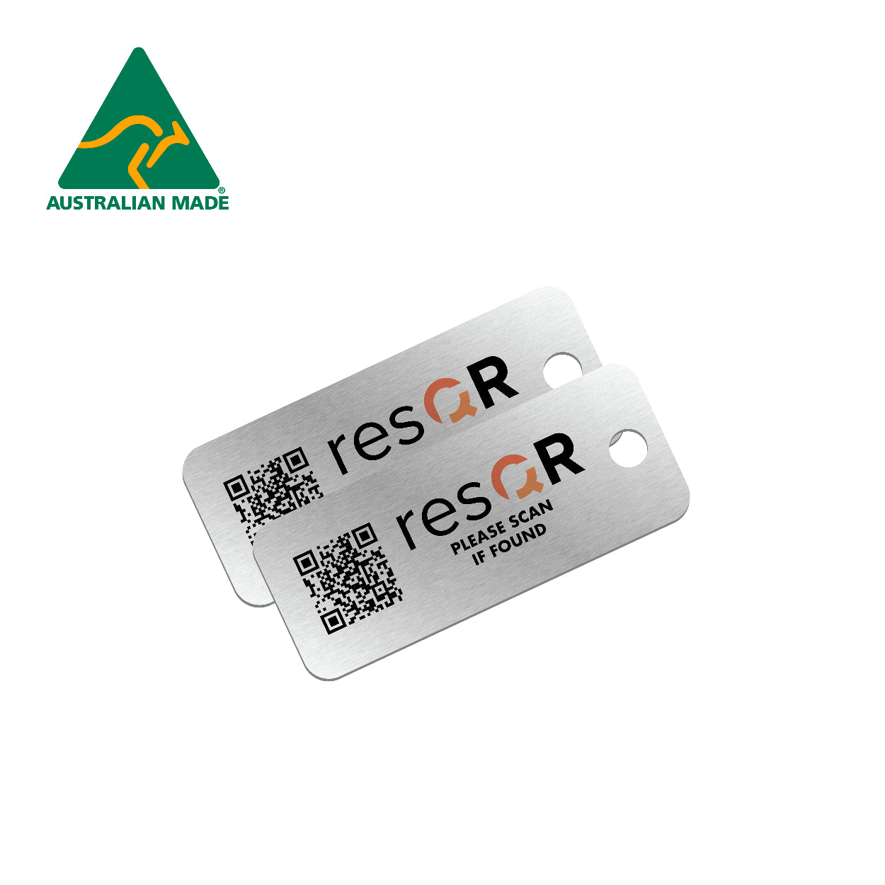 resQR Tag & Sticker Standard Pack - Protect 20 Valuables
